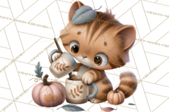 Crafty Fall Animals Clipart | Autumn Crafting Critters Product Image 4