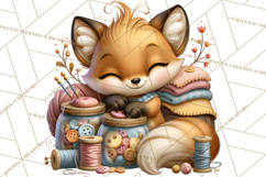 Crafty Fall Animals Clipart | Autumn Crafting Critters Product Image 5