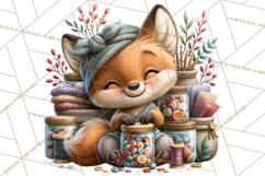 Crafty Fall Animals Clipart | Autumn Crafting Critters Product Image 2