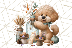 Crafty Fall Animals Clipart | Autumn Crafting Critters Product Image 4