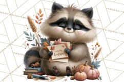 Crafty Fall Animals Clipart | Autumn Crafting Critters Product Image 2