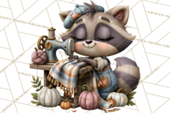 Crafty Fall Animals Clipart | Autumn Crafting Critters Product Image 5