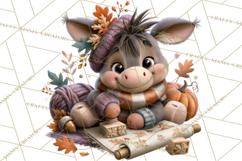 Crafty Fall Animals Clipart | Autumn Crafting Critters Product Image 4