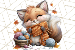 Crafty Fall Animals Clipart | Autumn Crafting Critters Product Image 2