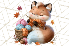 Crafty Fall Animals Clipart | Autumn Crafting Critters Product Image 3
