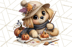 Crafty Fall Animals Clipart | Autumn Crafting Critters Product Image 4