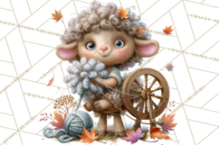 Crafty Fall Animals Clipart | Autumn Crafting Critters Product Image 2