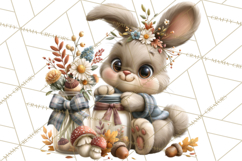 Crafty Fall Animals Clipart | Autumn Crafting Critters Product Image 4