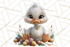 Crafty Fall Animals Clipart | Autumn Crafting Critters Product Image 3