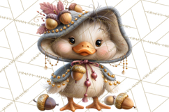 Crafty Fall Animals Clipart | Autumn Crafting Critters Product Image 4