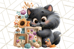 Crafty Fall Animals Clipart | Autumn Crafting Critters Product Image 2