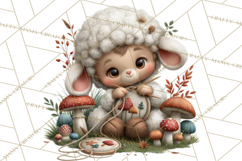 Crafty Fall Animals Clipart | Autumn Crafting Critters Product Image 3
