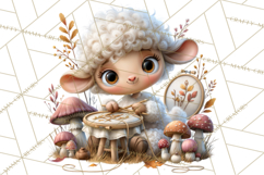 Crafty Fall Animals Clipart | Autumn Crafting Critters Product Image 4