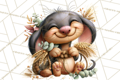 Crafty Fall Animals Clipart | Autumn Crafting Critters Product Image 2
