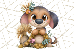 Crafty Fall Animals Clipart | Autumn Crafting Critters Product Image 3