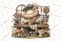 Crafty Fall Animals Clipart | Autumn Crafting Critters Product Image 2