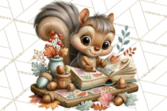 Crafty Fall Animals Clipart | Autumn Crafting Critters Product Image 3
