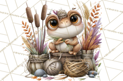 Crafty Fall Animals Clipart | Autumn Crafting Critters Product Image 3
