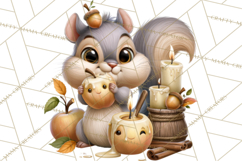 Crafty Fall Animals Clipart | Autumn Crafting Critters Product Image 5