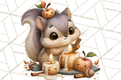 Crafty Fall Animals Clipart | Autumn Crafting Critters Product Image 2