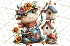 Crafty Fall Animals Clipart | Autumn Crafting Critters Product Image 5