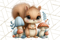 Crafty Fall Animals Clipart | Autumn Crafting Critters Product Image 3