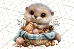 Crafty Fall Animals Clipart | Autumn Crafting Critters Product Image 5