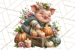Crafty Fall Animals Clipart | Autumn Crafting Critters Product Image 3