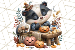 Crafty Fall Animals Clipart | Autumn Crafting Critters Product Image 4