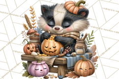 Crafty Fall Animals Clipart | Autumn Crafting Critters Product Image 5