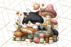 Crafty Fall Animals Clipart | Autumn Crafting Critters Product Image 5