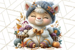 Crafty Fall Animals Clipart | Autumn Crafting Critters Product Image 3
