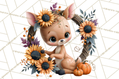 Crafty Fall Animals Clipart | Autumn Crafting Critters Product Image 5