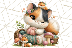 Crafty Fall Animals Clipart | Autumn Crafting Critters Product Image 2