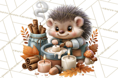 Crafty Fall Animals Clipart | Autumn Crafting Critters Product Image 3