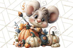 Crafty Fall Animals Clipart | Autumn Crafting Critters Product Image 3