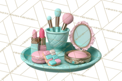 Girly Steampunk Clipart Pink Victorian Clockwork PNG Product Image 2