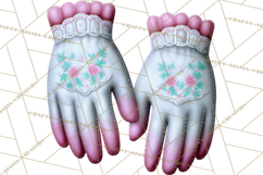 Girly Steampunk Clipart Pink Victorian Clockwork PNG Product Image 4