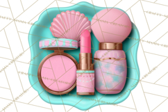 Girly Steampunk Clipart Pink Victorian Clockwork PNG Product Image 3