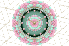 Girly Steampunk Clipart Pink Victorian Clockwork PNG Product Image 4