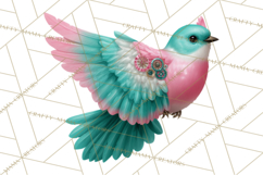 Girly Steampunk Clipart Pink Victorian Clockwork PNG Product Image 4