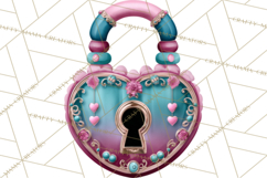Girly Steampunk Clipart Pink Victorian Clockwork PNG Product Image 2