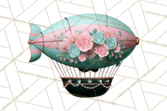 Girly Steampunk Clipart Pink Victorian Clockwork PNG Product Image 3