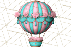 Girly Steampunk Clipart Pink Victorian Clockwork PNG Product Image 4