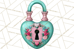 Girly Steampunk Clipart Pink Victorian Clockwork PNG Product Image 3