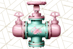 Girly Steampunk Clipart Pink Victorian Clockwork PNG Product Image 3