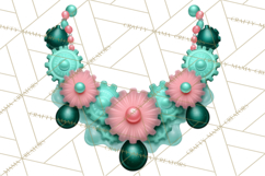 Girly Steampunk Clipart Pink Victorian Clockwork PNG Product Image 4