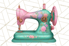 Girly Steampunk Clipart Pink Victorian Clockwork PNG Product Image 4