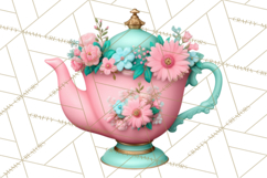 Girly Steampunk Clipart Pink Victorian Clockwork PNG Product Image 3