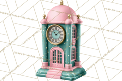 Girly Steampunk Clipart Pink Victorian Clockwork PNG Product Image 2